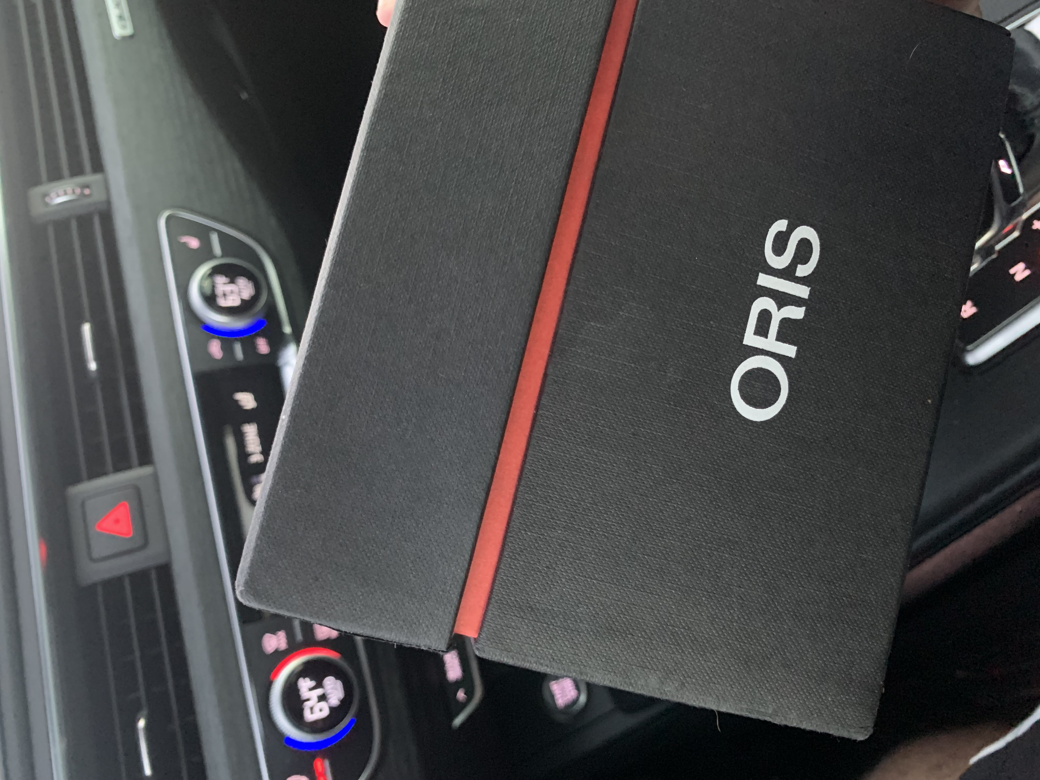 Oris Big Crown ProPilot resting in its open red presentation box